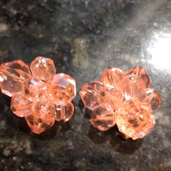 Vintage west german crystal earings - Picture 1 of 4